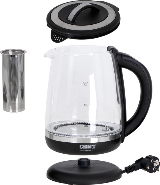 Camry CR 1290 - Waterkoker met temp control en thee infuser