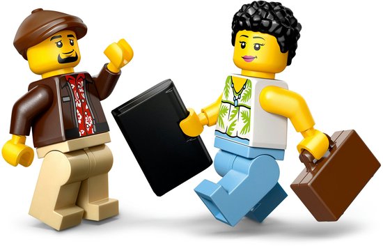 LEGO® City Gele Taxi - Modelautobouwset met 2 Minifiguren - Klassieke Speelgoedtaxi - 60487