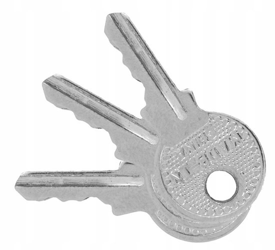 MEGA Messing Hangslot met Lange Beugel 50mm - 3 Sleutels
