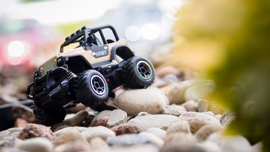 REBEL ARMY - Zenderauto - 1:43 - Elektrische Motor - 10 km/h