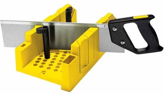 STANLEY Verstekbak Kunststof met Kapzaag L300mm/B130mm/H80mm - 1-20-600
