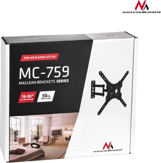 Maclean Brackets MC-759 - TV Muurbeugel tot 30kg