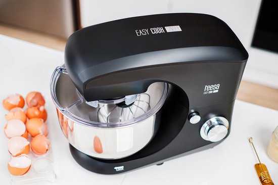 Teesa TSA3545B - Keukenmachine, 1.400 Watt, zwart