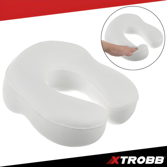Xtrobb Reiskussen nek van traagschuim met ademende hoes, slaapmasker en oordoppen set