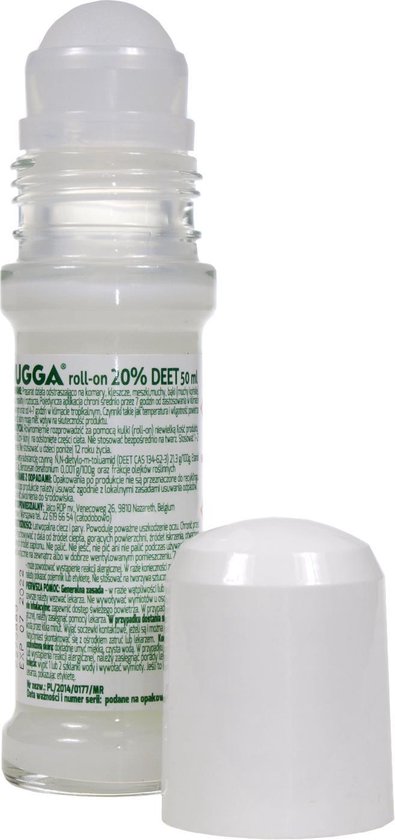 Mugga Roll On Insect Repellent preparaat 20% DEET 20% 50ml