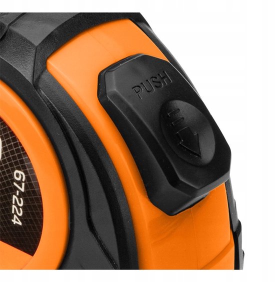 NEO Rolbandmaat 7,5m x 25mm met Autostop en Dubbele Vergrendeling