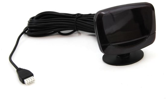 AMiO Parkeerhulpsysteem LED-GRAF 8 sensor zilver