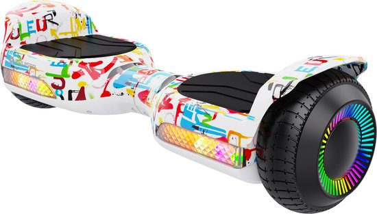 Rebel Cruiser Paint - Elektrische Hoverboard - 6,5 inch - LED - Voor Kinderen en Volwassenen