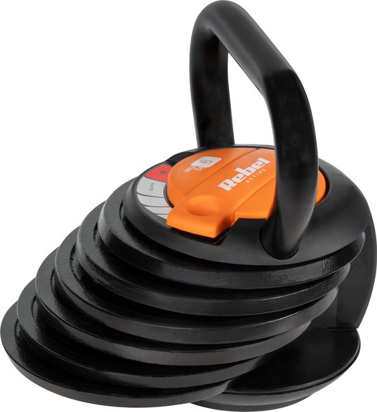 Adjustable Cast Iron Kettlebell 9kg REBEL ACTIVE
