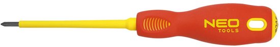 Neo Tools Schroevendraaier PH1x80mm,1000v Magnetisch CRMO Staal Pro Grip TUV M+T