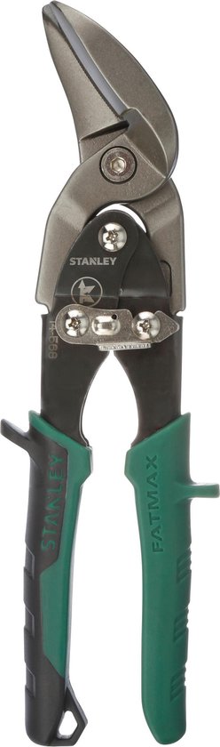 Stanley 2-14-568 Blikschaar zware bekken - Rechts - 250mm - Groen
