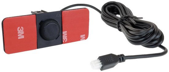AMiO Parkeerhulpsysteem TFT01 43 met HD-307-IR 4 sensoren zwart binnenmontage