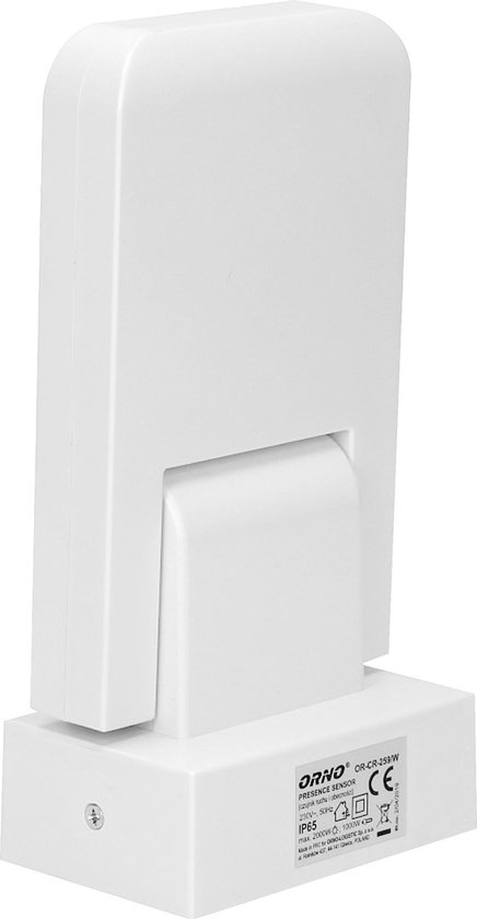 Bewegingsmelder met Schemerschakelaar – IP65 – 360° Detectie – Bewegingssensor 20m Bereik - Wit