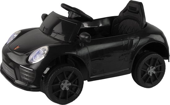 Elektrische kinderauto - met afstandsbediening - 12V - zwart
