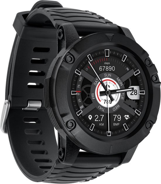 Krüger&Matz Activity - Smartwatch - GPS - 1,32 inch IPS Display - IP68