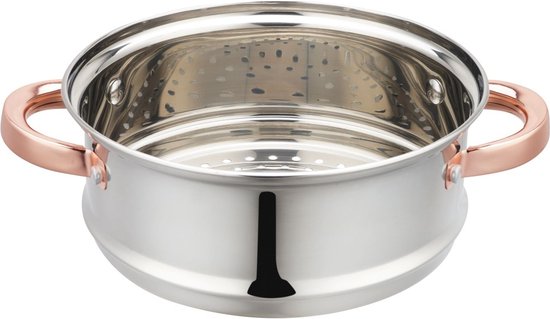 Klausberg 7729 - stoompan - 4 delig - 20 cm - rvs - alle warmtebronnen