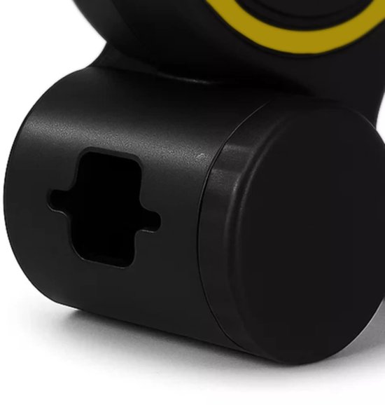 Purlov hondenlijn 5 m met LED‑zaklamp en éénhands rem – nylon band, antislip greep, tot 15 kg