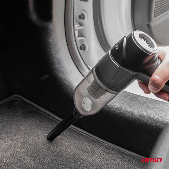 AMiO Auto Stofzuiger Draadloos - Autostofzuiger - Handstofzuiger - 40W - Grijs