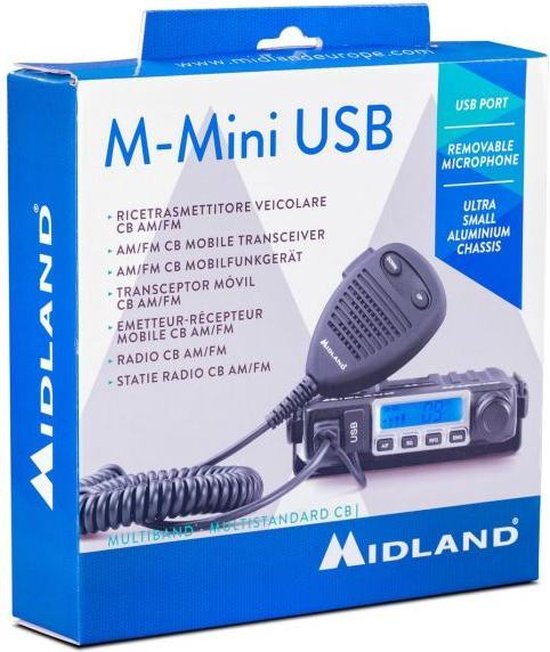 Midland M Mini USB AM FM 27mc radio