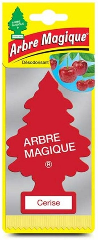 Wonderboom Luchtverfrisser Kersen - auto geurtje - auto parfum - Arbre Magique