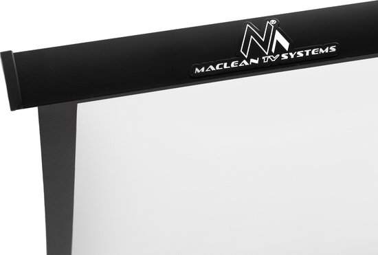 Maclean - Draagbaar projectiescherm - compact - desktop - 40", 16:9, MC-962