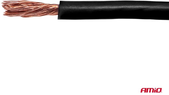 CCA-kabel zwart 1x1mm2 100m 5A 12/230V
