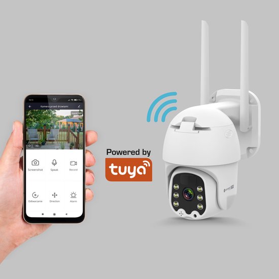 Kruger&Matz Connect C90 - Beveiligingscamera - Zonne-energie - IP65 - WiFi