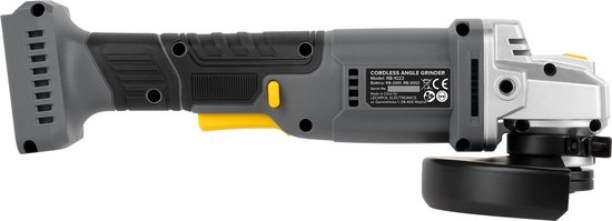 Rebel Rb1022 Serie - Accu-hoekslijper - 20V - 125mm - Ergonomische Handgreep