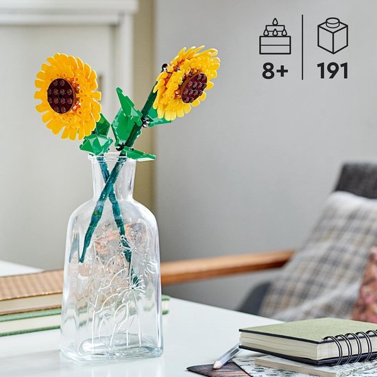LEGO Iconic Zonnebloemen - Botanical Collection - 40524