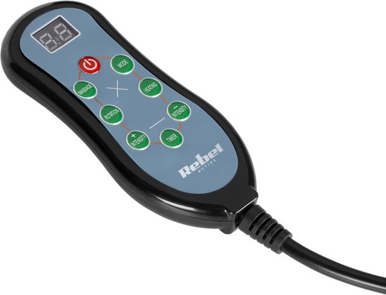 Rebel Active Shiatsu Voet en Kuitmassage Apparaat met Afstandsbediening en 4 Massage Modi - Bloedcirculatie Apparaat - Stimuleert Bloedsomloop - Armen - Warmtefunctie