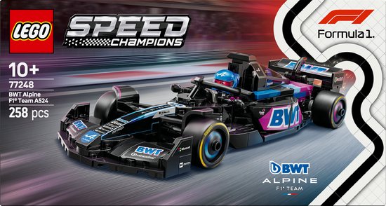 LEGO Speed Champions BWT Alpine F1 Team A524 racewagen Set - 77248