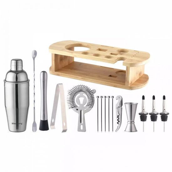 Klausberg 7582 - Barset - cocktailset - bartending - 16 delig