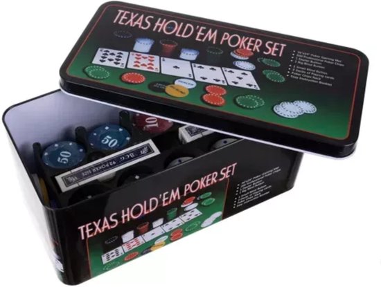 Malatec Alles-in-één Texas Poker Set - 200 Chips en Meer