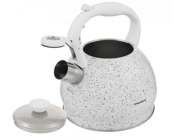 Klausberg KB-7319 fluitketel - 2L - rvs - alle warmtebronnen