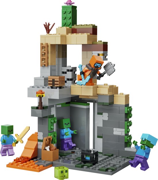 LEGO Minecraft Zombiekerker Speelgoed voor Kinderen en Gamers vanaf 8 Jaar - 21587