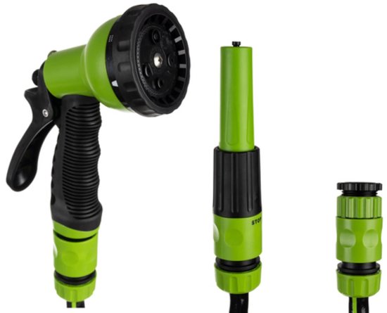 Gardlov Tuinslanghouder 25 meter Slang met 7-in-1 Sproeipistool