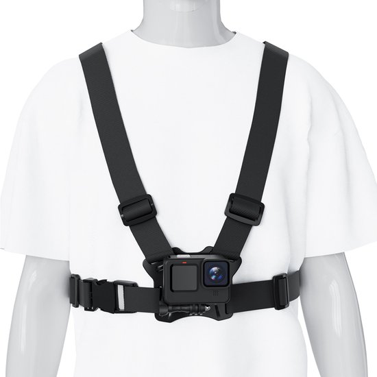 Maclean Sport Borstband voor Mobiele Telefoon/ GoPro en andere camera's / Houder - universeel - draaibare bevestiging, MC-294