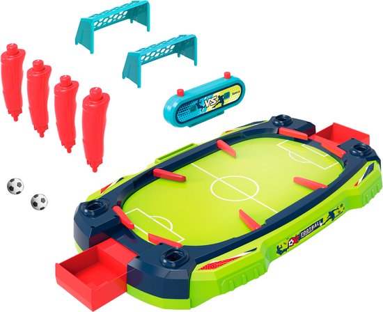 Rebel Toys - Tafelvoetbalspel - Goal Soccer - Handmatige Scoretelling - Geschikt voor Alle Leeftijden