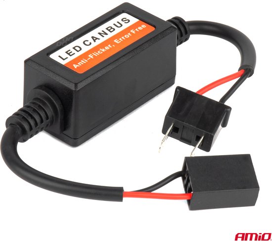 AMiO H7 Canbus Relaisweerstand Auto Dimlicht / Grootlicht Weerstand Canbus Decoder 12v-24v (1 stuk)