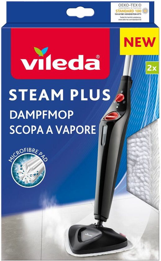 Vileda Vervanging voor Steam – Set van 2 - Microvezelpads voor Vileda Stoomreiniger