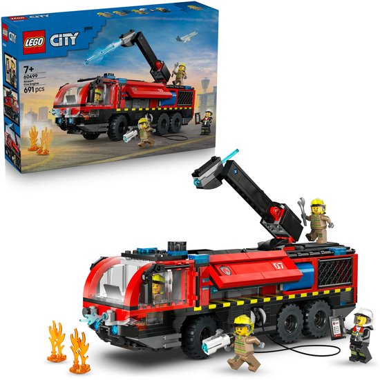LEGO - Brandweertruck - Luchthavenmodel - Sets 4+