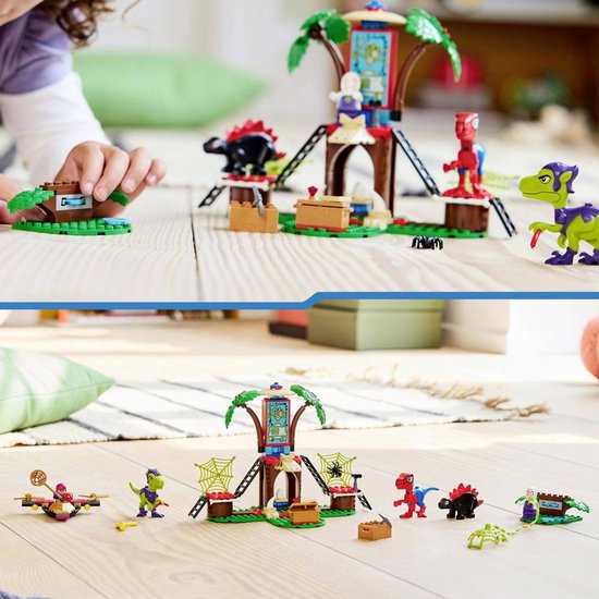 LEGO Marvel Spidey en zijn geweldige vriendjes Spidey en Gobby's raptorstrijd bij de boomhut - 11200
