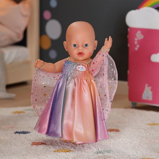 BABY born Regenboog Jurk - Poppenkleding