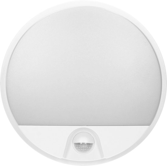 AGAT Buitenlamp met Bewegingssensor – LED Tuinverlichting - Buitenverlichting met IP54 - Muurlamp / Wandlamp buiten - Wit