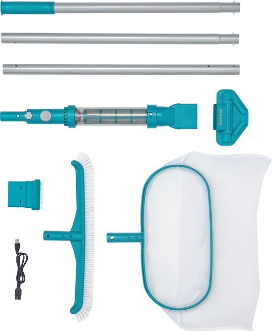 Bestway® AquaSurge™ Zwembad Onderhoudskit met Stofzuiger en Skimmer