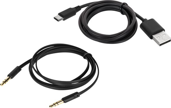 Krüger&Matz F3A - Draadloze Bluetooth Hoofdtelefoon - ANC - Met Microfoon - Zwart