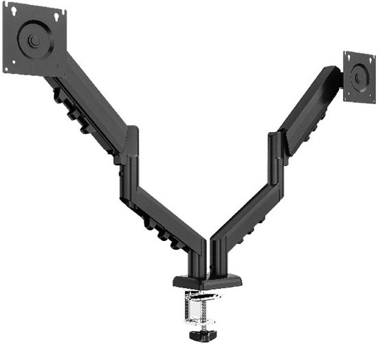 TRACER Double Armflex - Monitorarm - 13-32 inch - Dubbel - Verstelbaar - Zwart Metaal