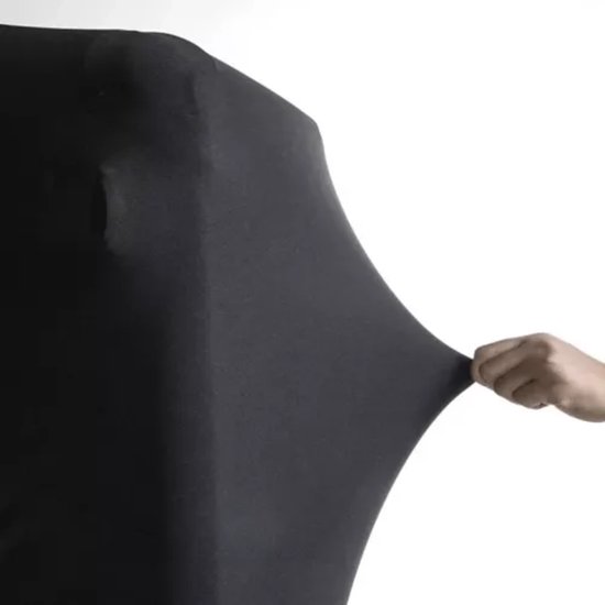 Trizand Zwarte kofferhoes met waterdichte bescherming - Maat M