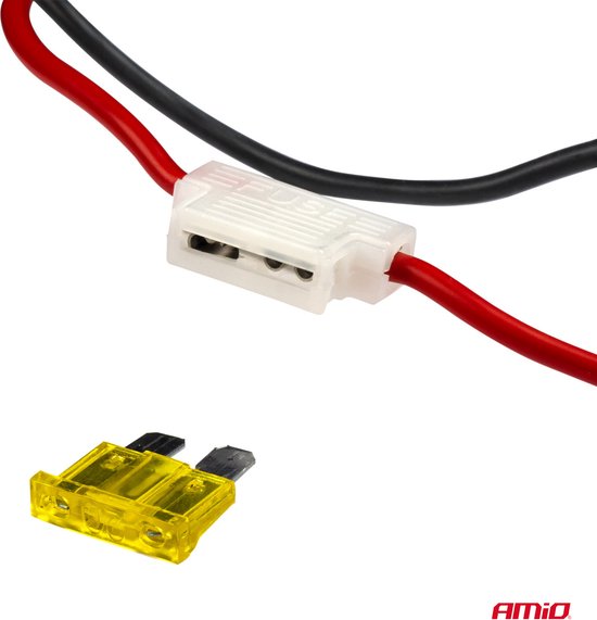 AMIO Stroboscoop Zwaailicht LED Waarschuwingslichtbar 108 LED 762mm Oranje - Compacte Professionele Signaalverlichting met 51 Functies