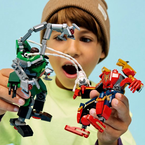 LEGO Marvel Mechaduel: Spider-Man vs. Doc Ock Superhelden - Bouwpakket voor Kinderen - 76338